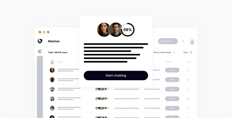 لوحة تحكم Smart AI Match